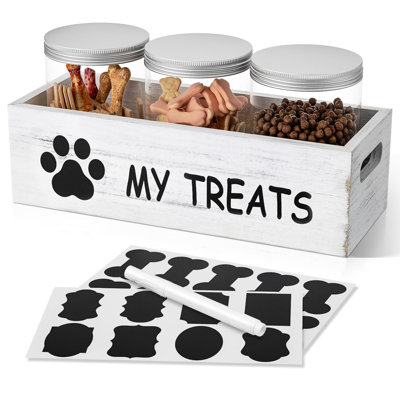 Dog Food Container With Lid Pet Food Manager For Puppies