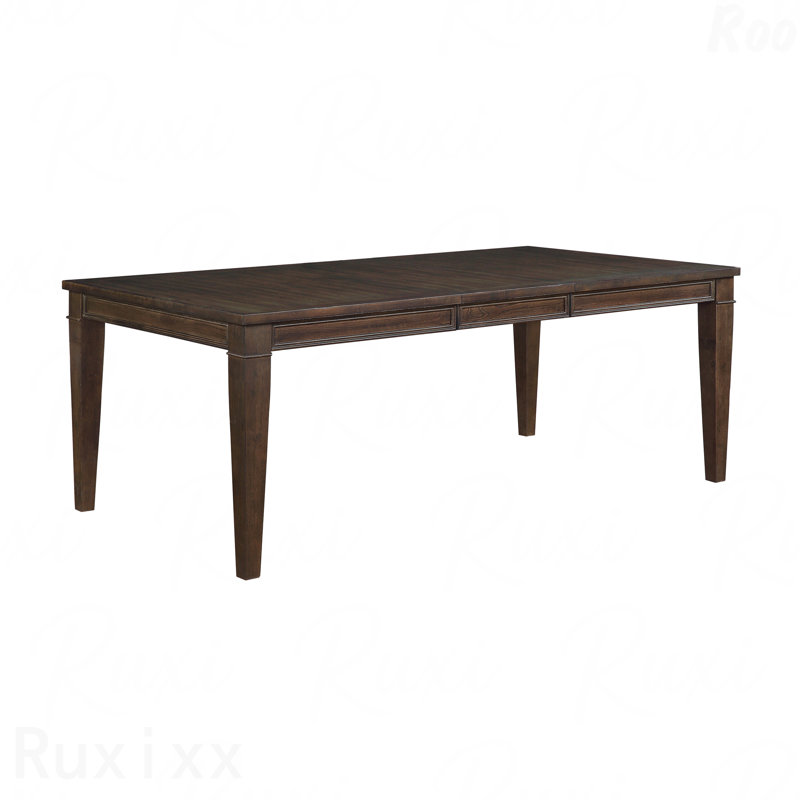Classic Dining Table Wooden Separate Extension Leaf