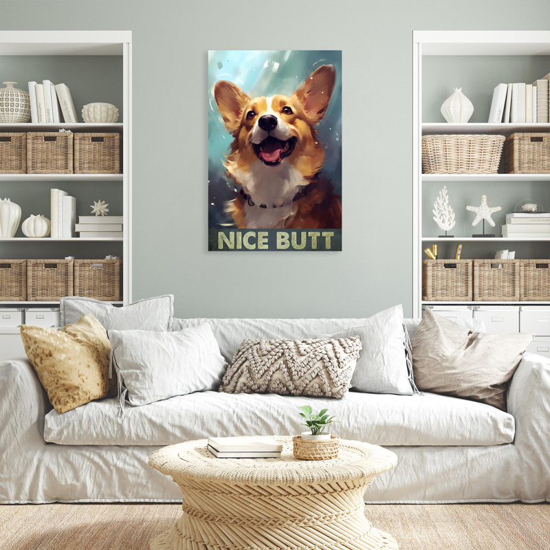 Manisa Corgi, H 20 po x l 16 po x P 1,25 po