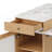 59.5"Kitchen Island With Extendable Dining Table, Kitchen Storage Table With Double-Sided Storage, Kitchen Island With 2 Drawers, Power Outlet, Side Open Shelves, For Kitchen, Dining Room, Natural-1812340278-1812340276