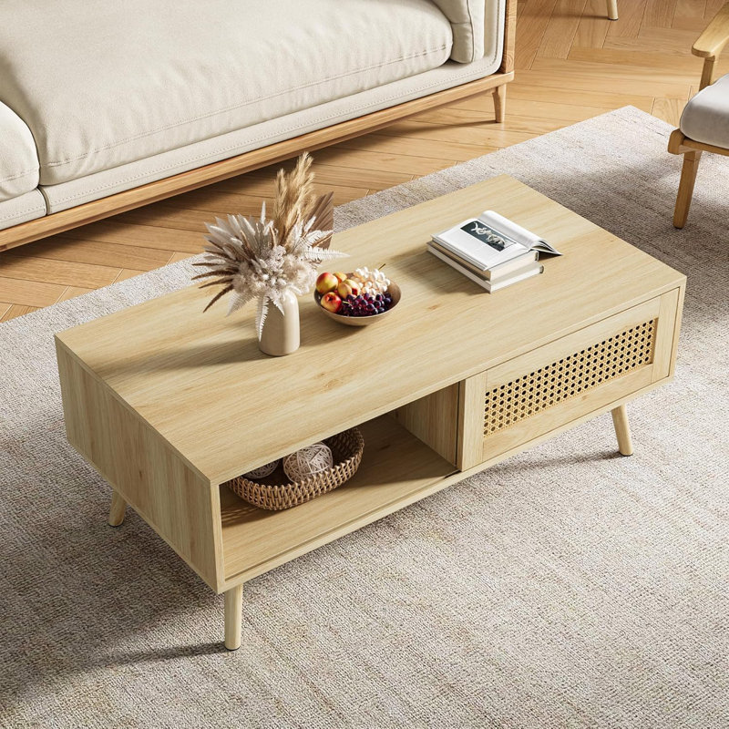 Table basse Boho, Beige