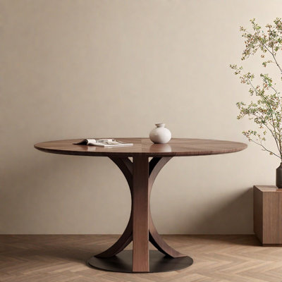 Solid Ash Wood Dining Table for Comfortable Dining