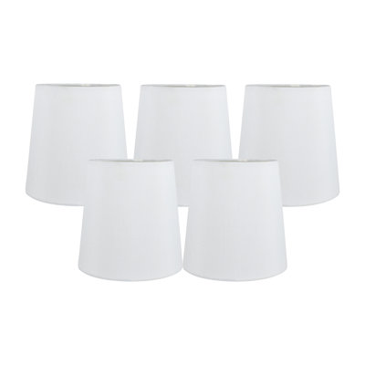 Faux Silk Taper Lamp Shade