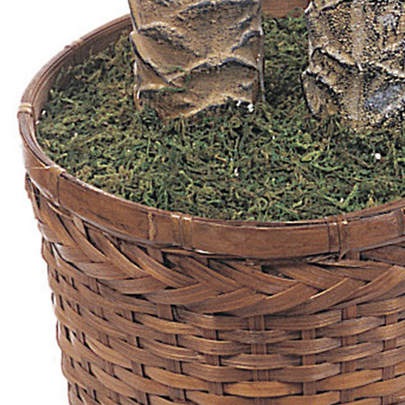 Palmier artificiel 72 po dans un panier