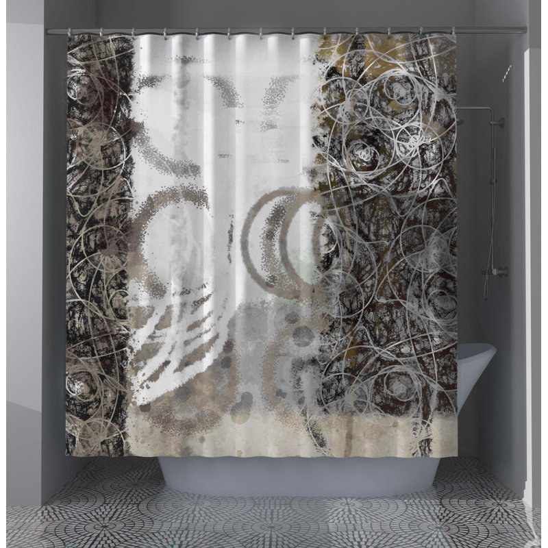 Abstract Shower Curtain
