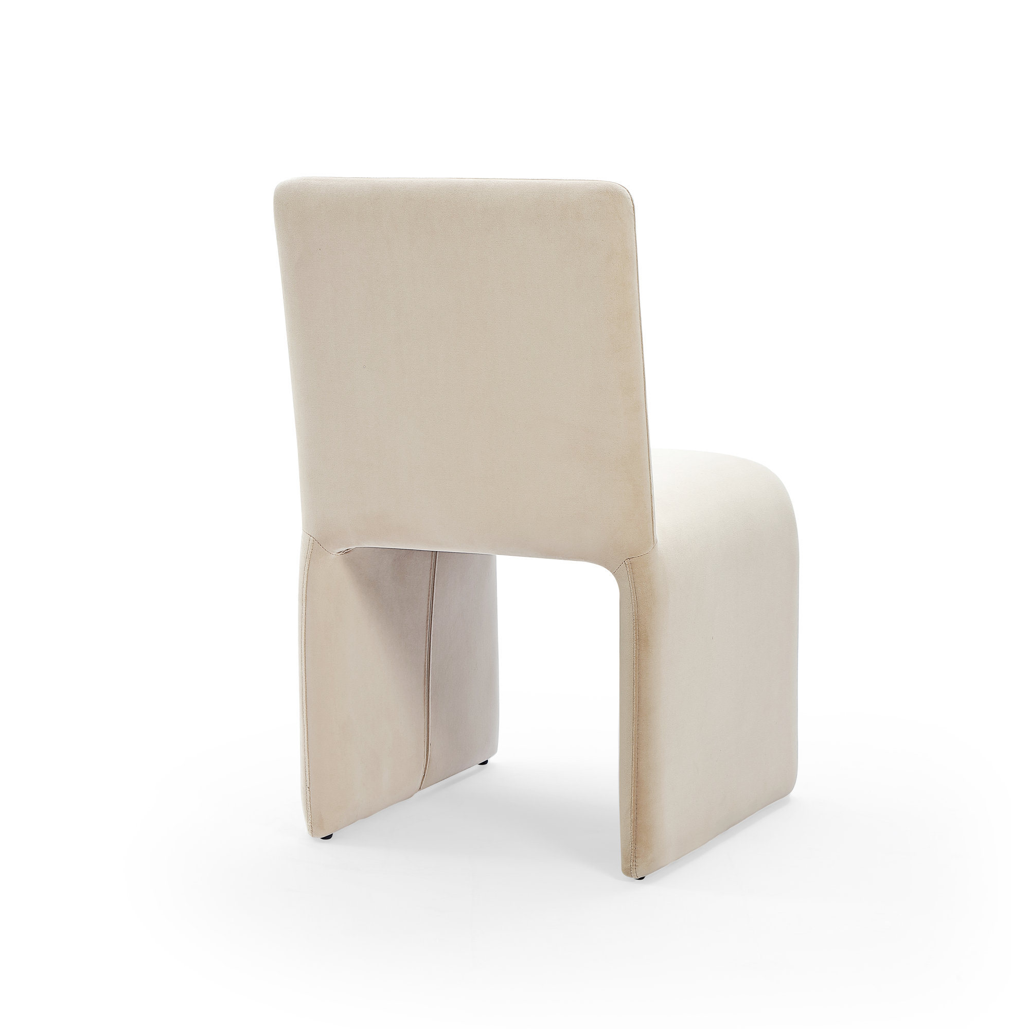 Odelia Velvet Dining Chair, Sand