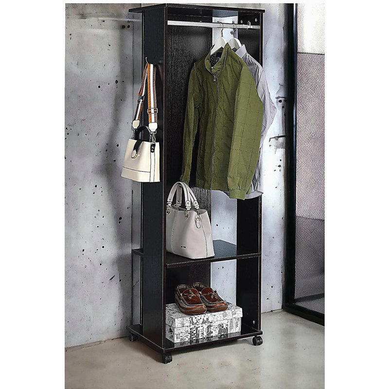 Kolen Espresso Finish Hall Tree