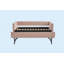 Pink Velvet Daybed, Sturdy Wooden Bed Frame-228799005