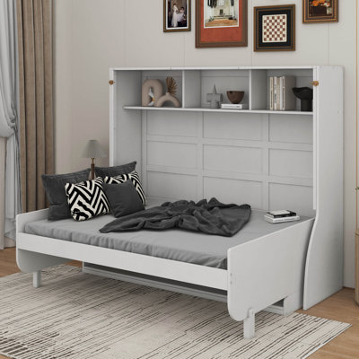 Full Size Murphy Bed With Desk