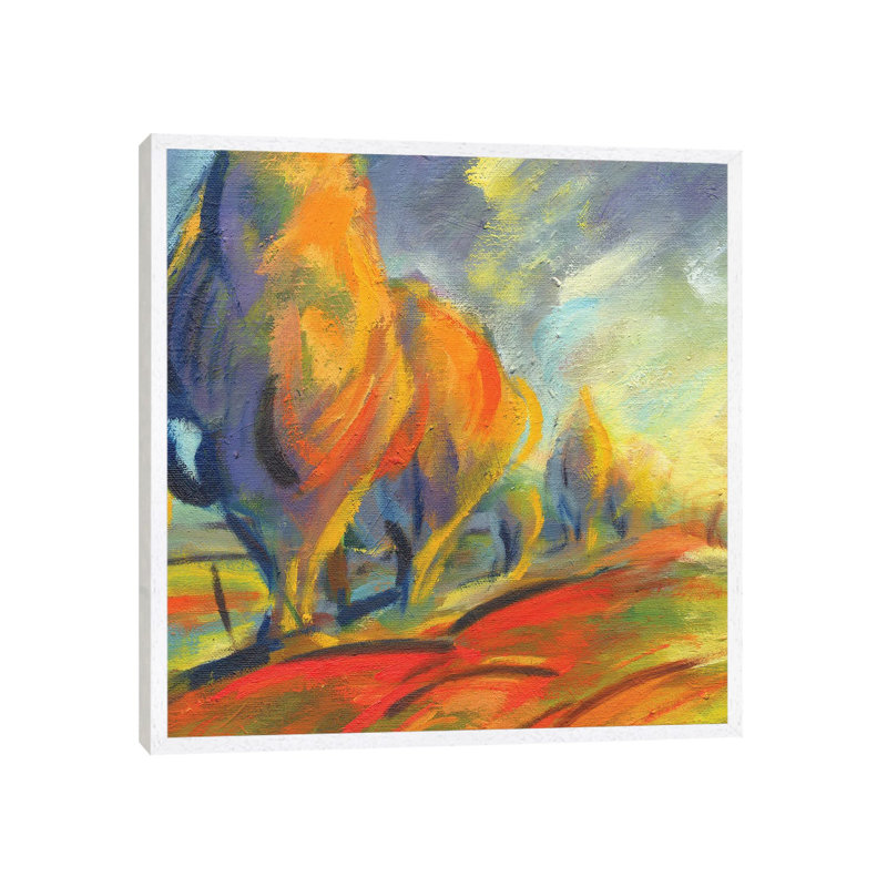 New Beginning II by Konnie Kim - Gallery-Wrapped Canvas Giclée on Canvas, 45.72 cm H x 45.72 cm W, White Floater Framed