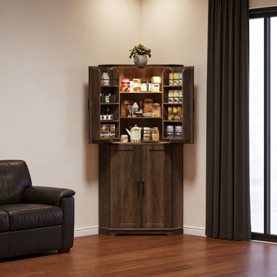 71" Corner Pantry Cabinet