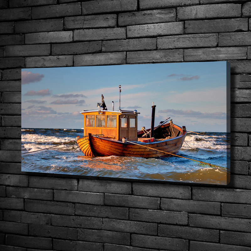 Fishing Boat - Wrapped Canvas Print