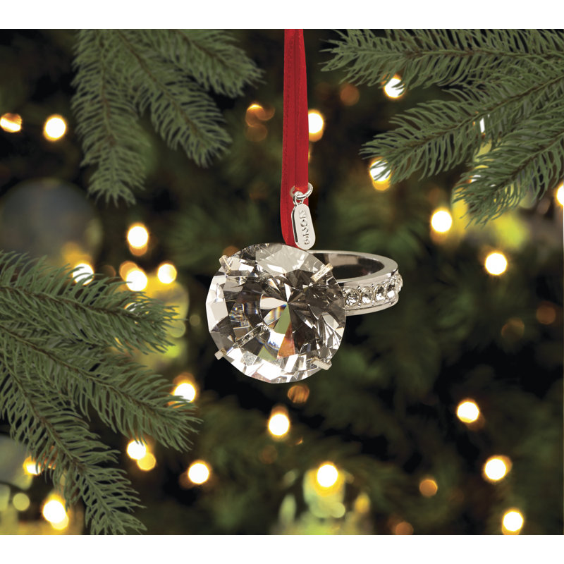 2025 Engagement Ring Metal Ornament