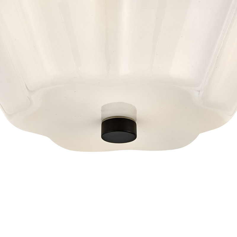 Aubrielle Medium Semi-Flush Mount, Noir