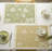 Luftar Polyester Blend Floral Rectangle Placemat-2142484565