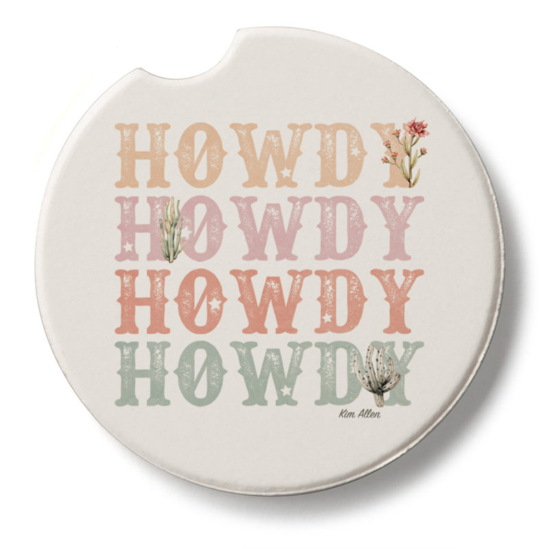 Dessous-de-verre de voiture Cowboy Howdy