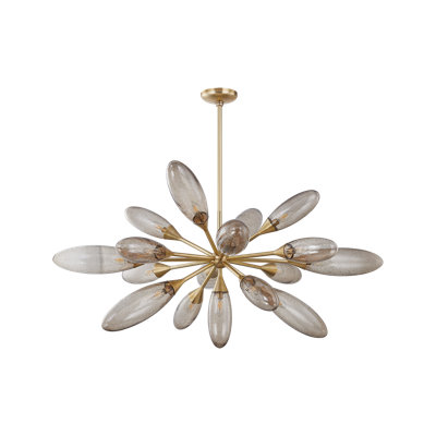 Cordoba Chandelier in Vintage Brass