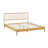 NTC Ruby Solid Wood Bed Frame with Spindle Headboard and Silent Slats, Bed Frame-1329964564-1329964565