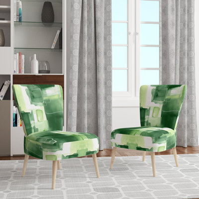 Chaise d'appoint rembourrée Glam Dancing Shape I
