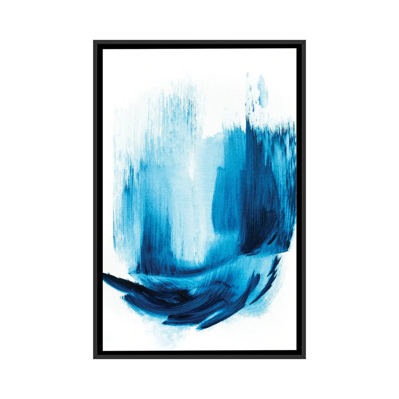 Royal Blue I - Print on Canvas, Black Framed, 66.04 cm H x 45.72 cm W