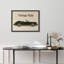 Vintage Car Outline Framed Wall Art Prints - Classic car silhouette for office-125211717-125211719