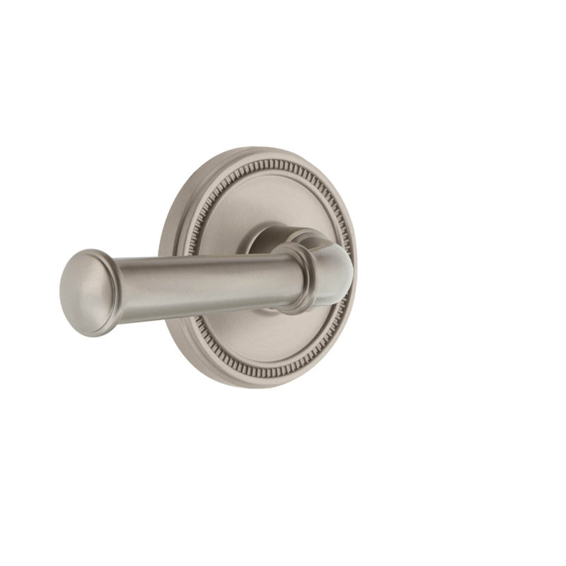 Levier d'intimité Grandette Soleil Rosette Georgetown, 2 3/8", Nickel satiné