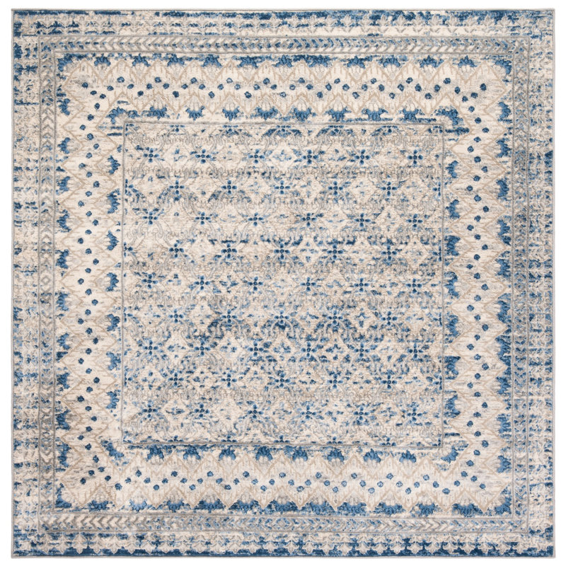 Llana Performance Oriental Rug, Square 3'