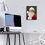 «Jolly Santa 2» par Ashley Bradley, art mural en verre acrylique-1993349888