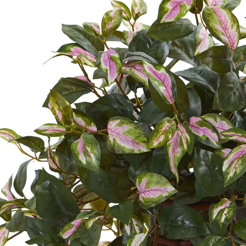 Arrangement floral artificiel hoya dans un pot de fleurs