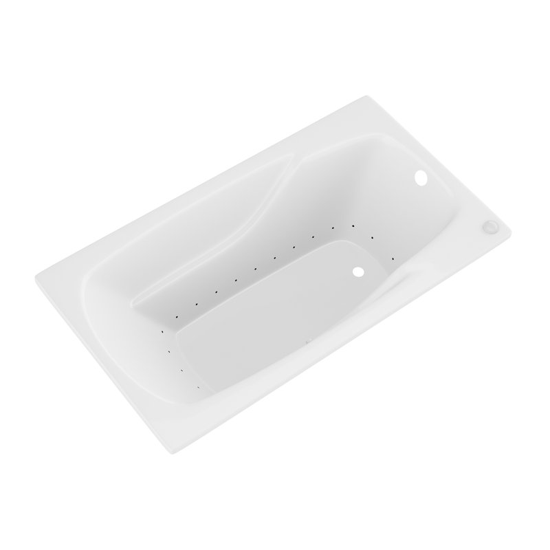 Anguilla 60'' x 32'' Air Bathtub, Right