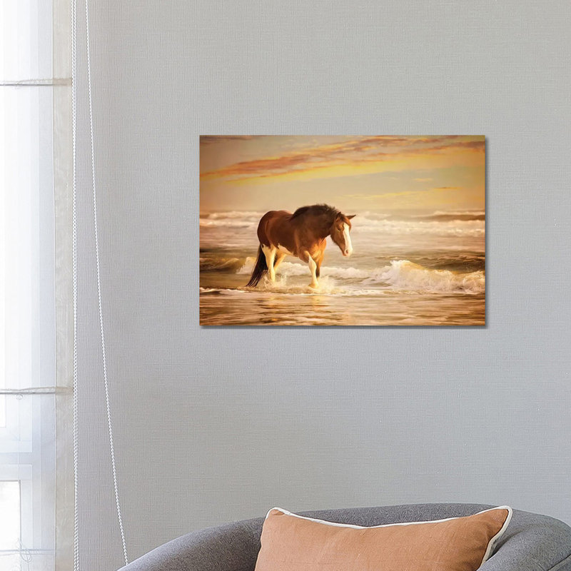 Sunkissed Horses V by PHBurchett - Wrapped Canvas Print, 66.04 cm H x 45.72 cm W x 3.175 cm D