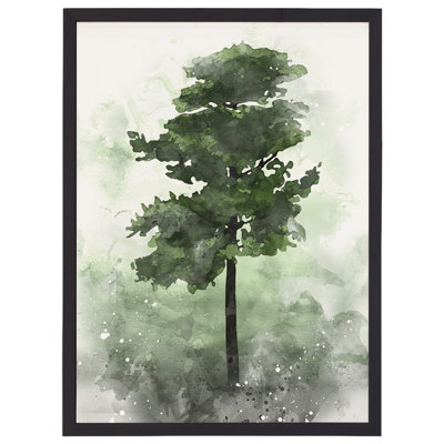 Arbre à l'aquarelle