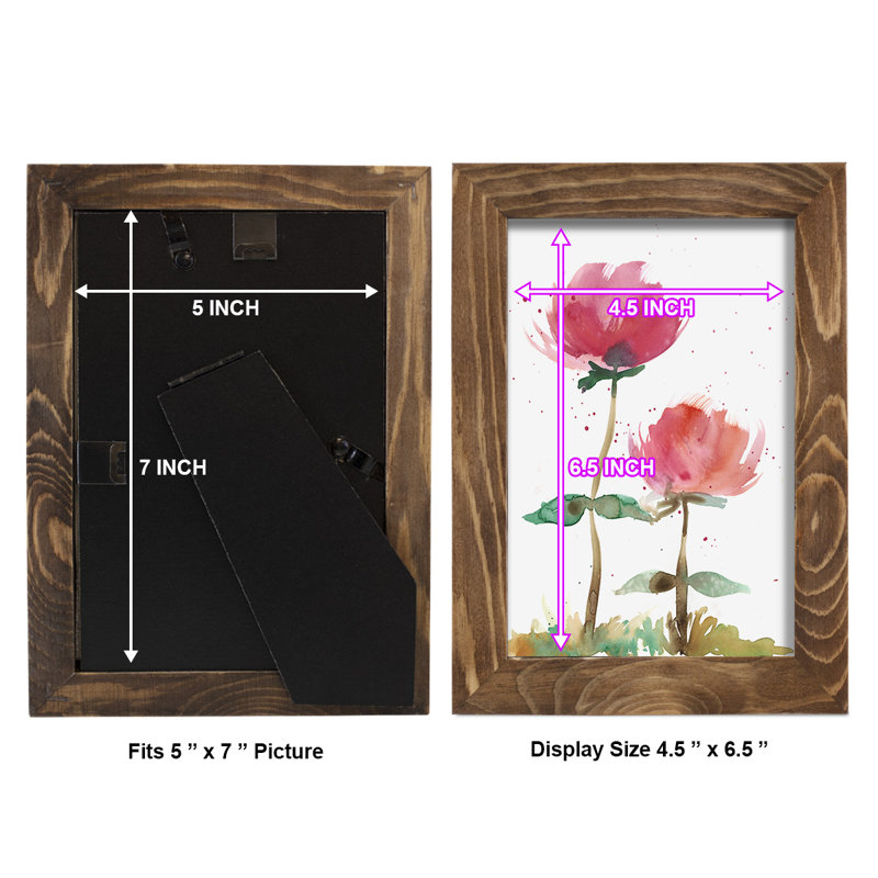 «Pink Fleurs I», impression sur papier, H 9 po x l 7 po x P 1 po, Noyer