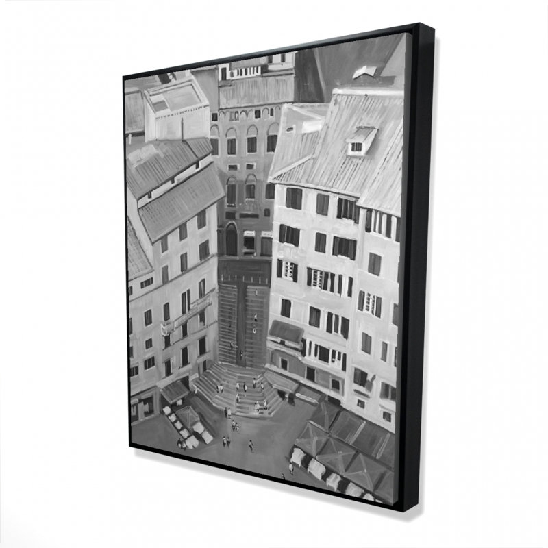 Siena City In Italie Print On Canvas
