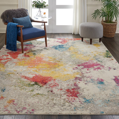 Runner Abstract 66cm X 305cm Area Rug
