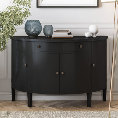 Armoire de rangement courbée