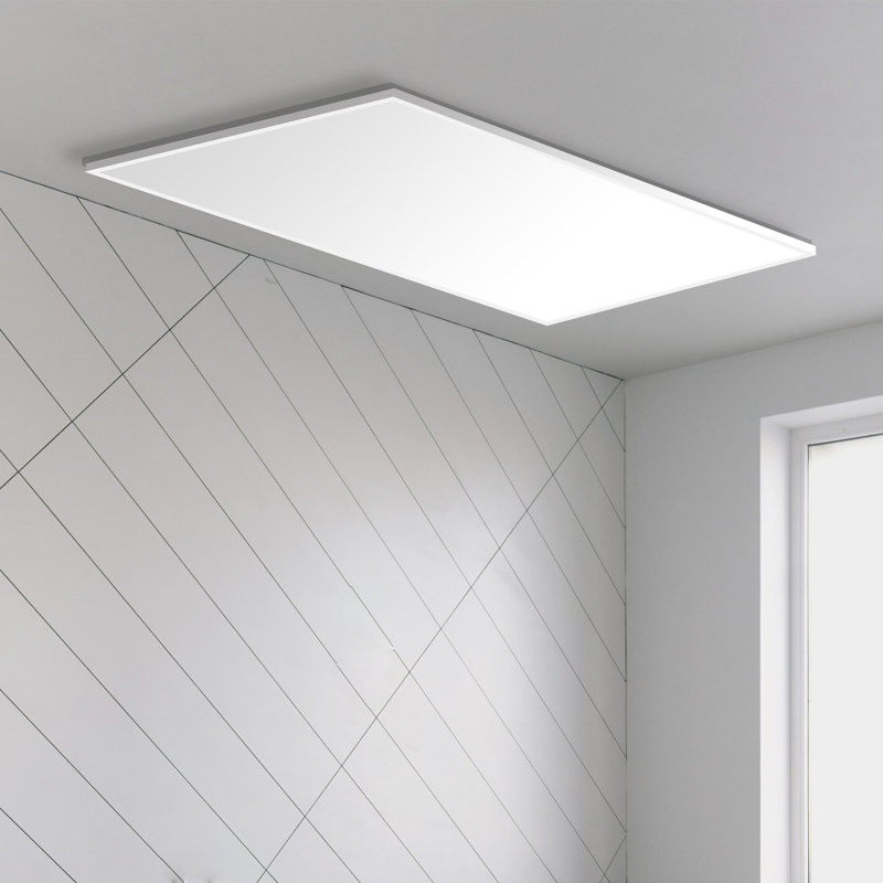 Ember Flex Electrical Radiant Panel Heater, White, 35"x 24", 500 Watts, Ceiling or Wall Mounted