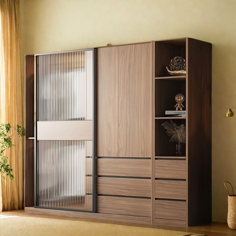 Armoire moderne, simple, pratique, élégante et élégante, H 83 po x l 71 po x P 24 po