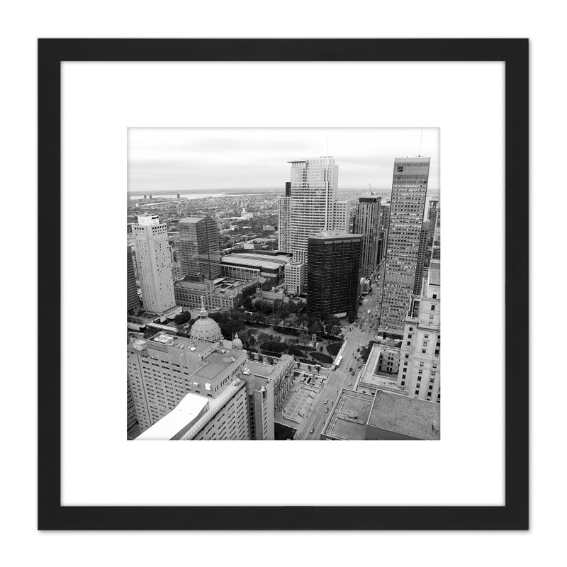 Montreal Canada City Buildings Photo - Single Picture Frame Print