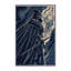 Tapis bleu moelleux moelleux à imprimé bloc Durr Seer Warrior-788700467