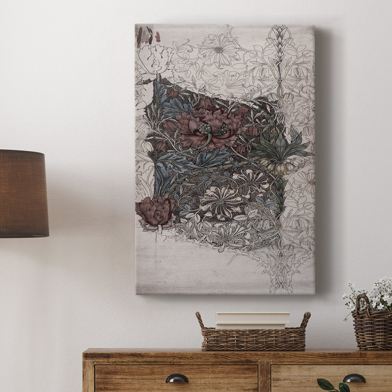 Impression abstraite rétro Cxxxx - galerie Cavas, H 27 po x l 18 po