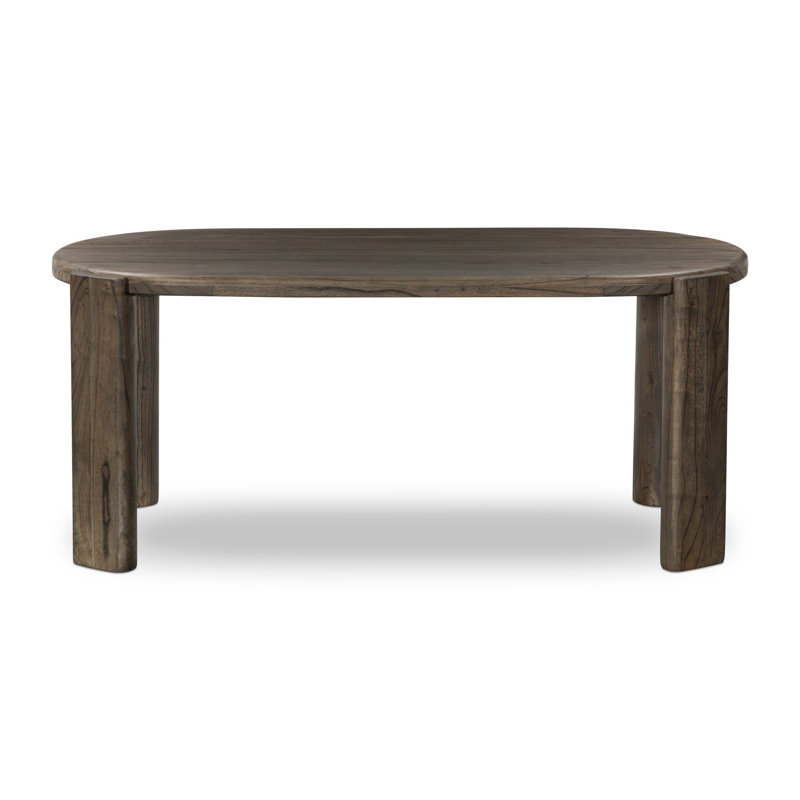 Dua Oval Solid Wood Dining Table