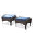 Gaetanino Wicker Outdoor Ottoman with Cushion-704381067-710947570