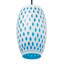Luminaire suspendu sphère en verre blanc l 6 po Mira Glam-519902281