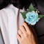 150 pièces de roses artificielles bleu ciel | Paquet de 3 Sky Sky | Fleurs en soie douce pour l'artisanat et les événements élégants