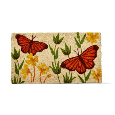 Tapis en fibre de coco Butterfly
