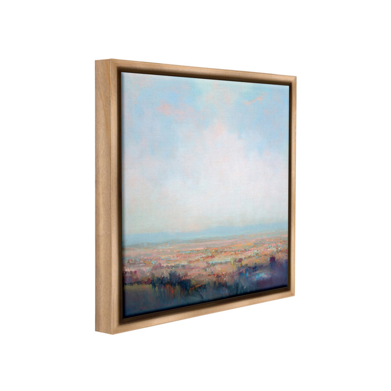 «Clear Sky Over Nature Floater Frame» par William McCarthy sur, H 18 po x l 18 po, Cadre flottant orme Montalcino