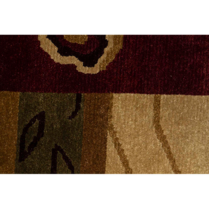 Hand-Knotted High-Quality Multi-Colored Area Rug