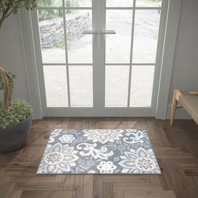 Tapis gris Floressa, Rectangle 2 pi x 3 pi