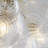 3 - Light Dimmable Glass Bubble Chandeliers